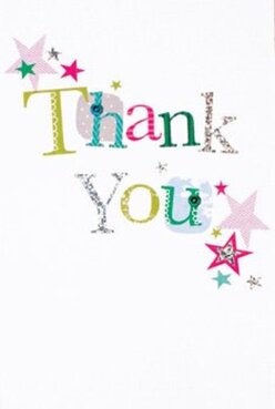 This thank you card, crafted with Florence Avenue charm in mind, radiates delight through a medley of colours and spirited design-perfect for expressing gratitude in Belmont's close-knit community. The phrase 'Thank You' is stitched delicately across the front, every letter arrayed in its own vibrant palette: rich lime, spirited fuchsia, dazzling blue, and hints of silver. Some characters glisten under the light as though dusted with fine glitter, offering a tactile satisfaction reminiscent of a handcrafted touch. Magenta, teal, and gold stars scatter across the background, reminiscent of celebratory moments at The Belmont Centre or family picnics in Warren Farm. The minimalist white base allows every flourish of colour and every star to truly sing. You can imagine the card nestled beside a hand-tied arrangement from a local Belmont florist, its joyful energy shining as brightly as a congratulatory gathering among friends. It's a card that not only says 'thank you' but amplifies that sentiment through artistry and attention-an echo of the warmth and creativity that defines Belmont.